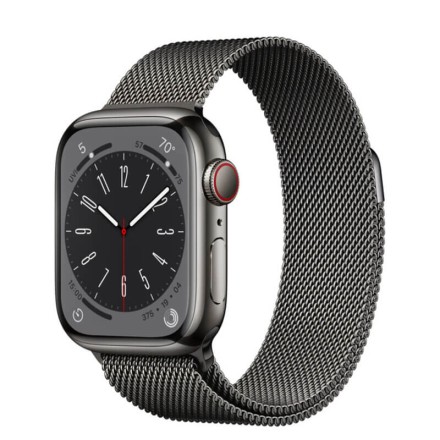 Часы Apple Watch Series 8, 41 мм Milanese Loop (Graphite Stainless)