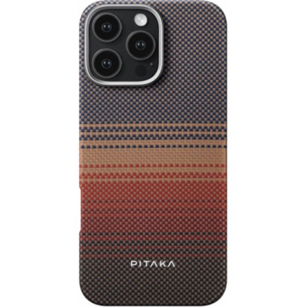 Чехол для iPhone 16 Pro Max Pitaka Tactile Woven Case (Sunset)