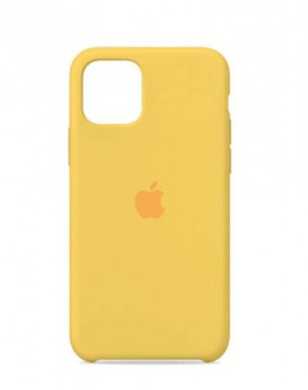 Чехол для iPhone 12 Silicon Case Protect (желтый)