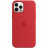 Чехол для iPhone 12 Silicon Case Protect (красный)