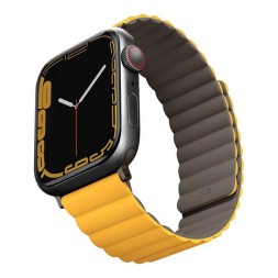 Ремешок Uniq Revix reversible Magnetic для Apple Watch 42-44-45-49 мм, горчичный/хаки