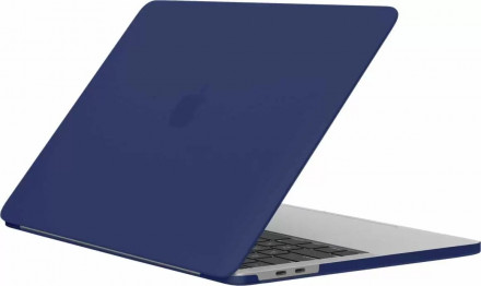 Чехол-накладка moonfish для MacBook Pro 13&quot; soft-touch (темно-синий)