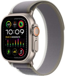 Apple Watch Ultra 2 GPS + Cellular, 49 мм ремешок Trail (зеленый/серый), размер M/L