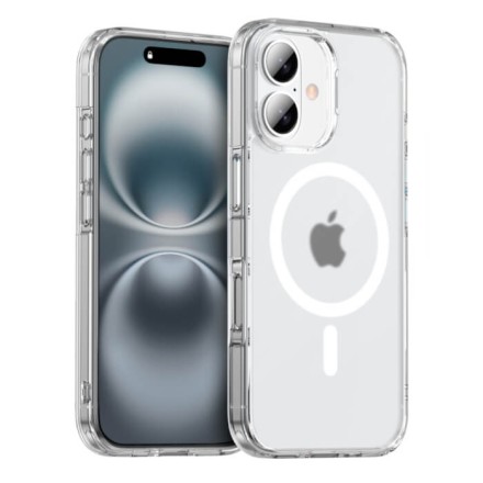 Чехол накладка для iPhone 16 Gurdini Alba Series Protective with Magsafe (прозрачный матовый)