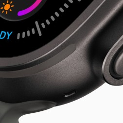 Apple Watch Ultra 4, GPS+Cellular, 49 mm, Ocean Band (титановый черный/темно-серый)