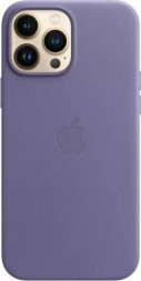 Чехол кожаный для iPhone 13 Pro Apple MagSafe (сиреневая глициния)