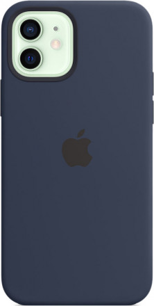 Силиконовый чехол Apple MagSafe для iPhone 12/12 Pro (тёмный ультрамарин)
