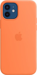 Силиконовый чехол Apple MagSafe для iPhone 12/12 Pro (кумкват)