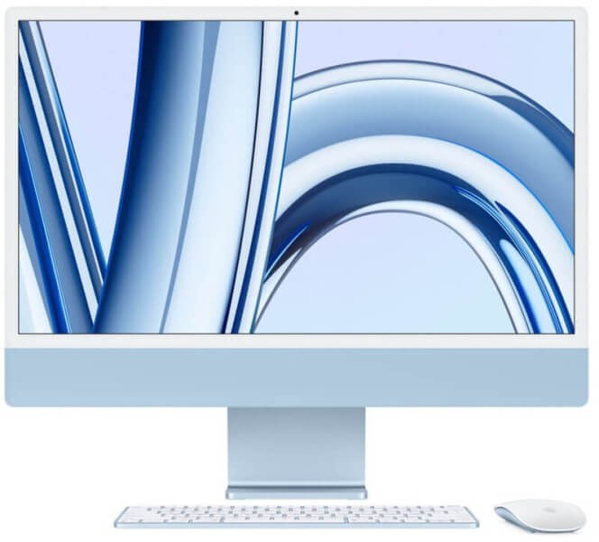 Моноблок Apple iMac 24" Retina 4,5K (M3 8C CPU, 8C GPU) 16/1TB SSD синий