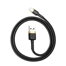 Кабель Baseus Cafule Cable USB For iPhone 2.4A 1м золотой+черный