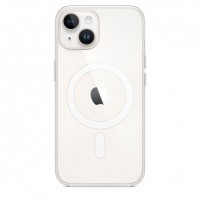 Силиконовый прозрачный чехол MagSafe для Apple iPhone 14 (5200140)