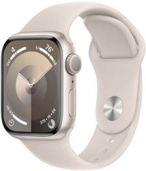Часы Apple Watch Series 9, 41 мм спортивный ремешок (сияющая звезда), размер S/M