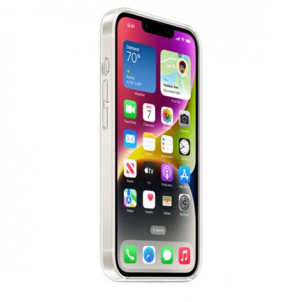 Силиконовый прозрачный чехол MagSafe для Apple iPhone 14 Plus