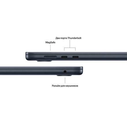 Ноутбук Apple MacBook Air 15" M3 8c CPU, 10c GPU 24/512GB Midnight (2024)