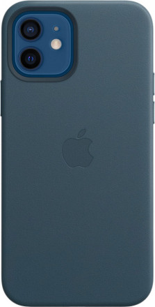 Кожаный чехол Apple MagSafe для iPhone 12/12 Pro (балтийский синий)