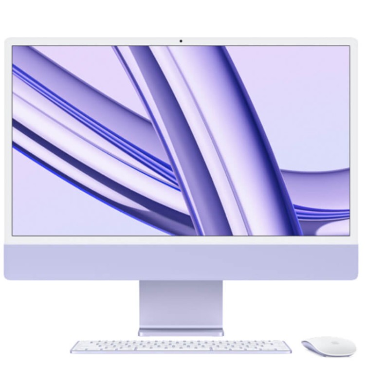 Моноблок Apple iMac 24" Retina 4,5K (M3 8C CPU, 10C GPU) 16/1TB SSD фиолетовый