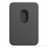 Кожаный чехол-бумажник MagSafe для iPhone (черный)