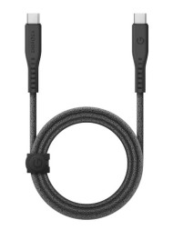 Кабель EnergEA FLOW USB-C to USB-C 5A 1.5м, черный