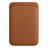 Кожаный чехол-бумажник MagSafe для iPhone (золотисто-коричневый)