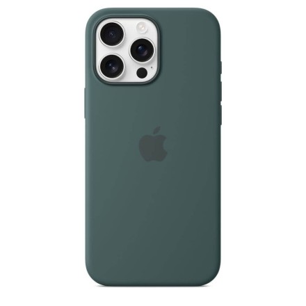 Чехол накладка для iPhone 16 Pro Silicone Case with MagSafe Lake Green