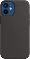Силиконовый чехол Apple MagSafe для iPhone 12 Mini (черный)