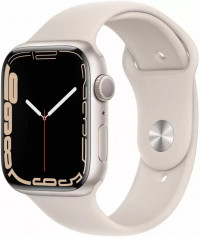 Часы Apple Watch Series 7 45 мм (сияющая звезда) (MKN63)