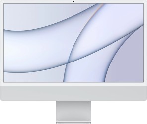 Моноблок Apple iMac 24" Retina 4,5K (M1 8C CPU, 8C GPU) 8/256GB SSD серебристый