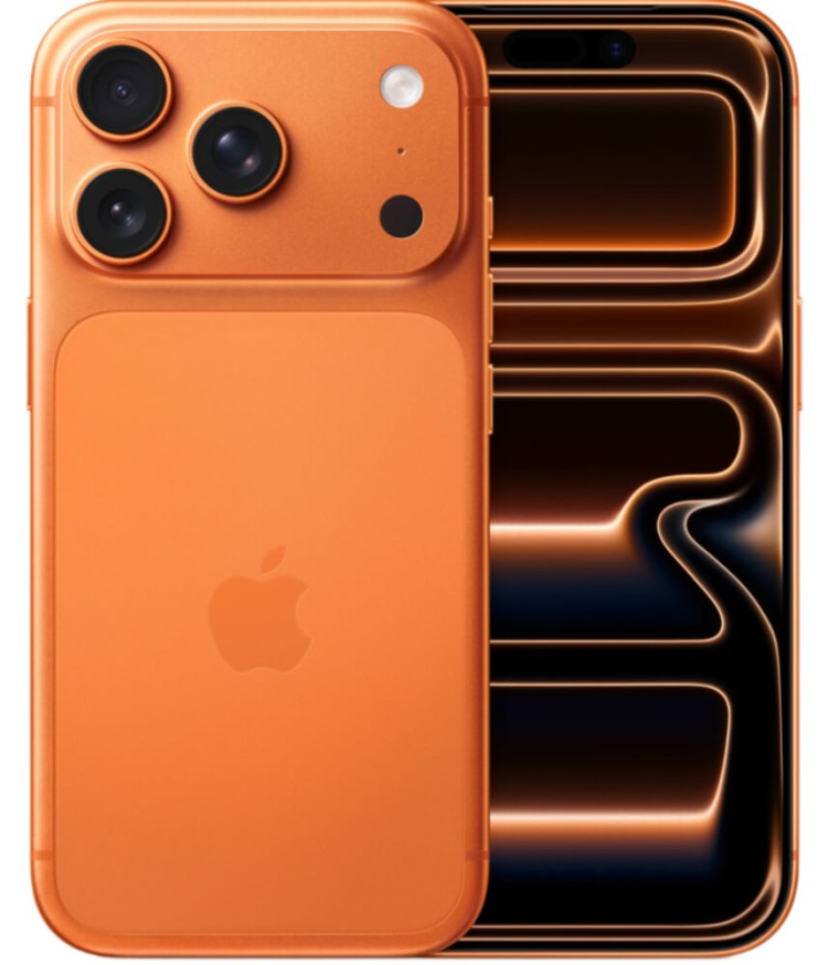 Смартфон Apple iPhone 17 Pro Max 1TB космический оранжевый (nanoSIM + eSIM)