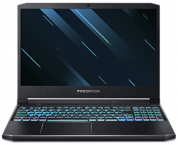 Ноутбук Acer Predator Helios 300 PH315-54-517J Core i5 11400H/8Gb/512Gb SSD/NV RTX3050Ti 4Gb/15.6&quot; FullHD/Win10 Black
