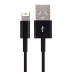 Кабель Apple Lightning - USB 1м (черный)