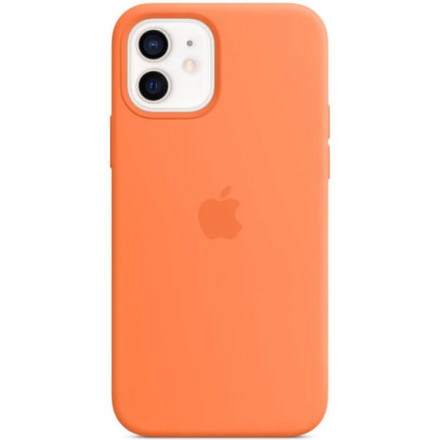 Чехол для iPhone 12 Silicon Case Protect (кумкават)