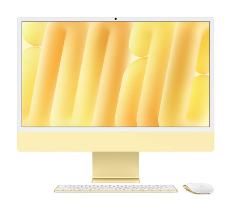 Моноблок Apple iMac 24" Retina 4,5K (M4 10C CPU, 10C GPU) 32/512GB SSD, желтый