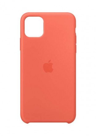 Чехол для iPhone 12 Silicon Case Protect (оранжевый)